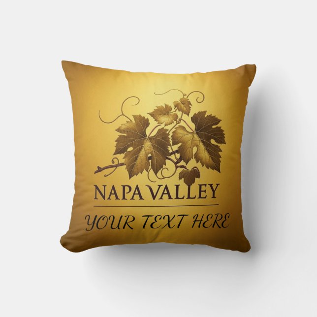 Napa Valley Personalised Beautiful Cushion (Front)