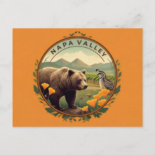 Napa Valley Postcard Event Personalised Invitation