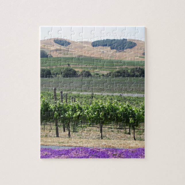 Napa Valley Vineyard Jigsaw Puzzle (Vertical)
