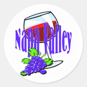 Napa Valley Wine Classic Round Sticker