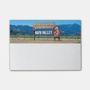 Napa Valley Wine Country Post-it Notes