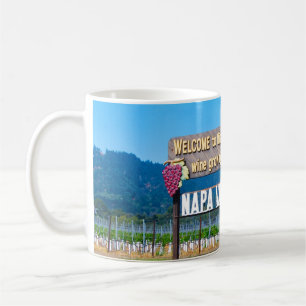 Napa Valley Wine Country Welcome Sign Coffee Mug
