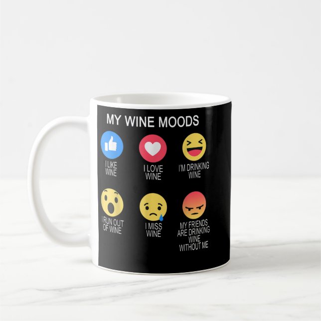 Napa Valley Wine Funny Humour Accessories for Wome Coffee Mug (Left)