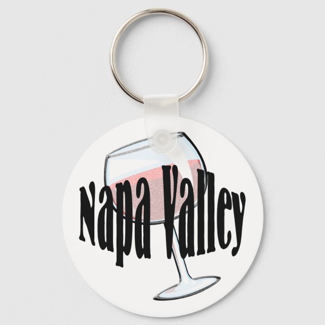 Napa Valley Wine Key Ring (Front)