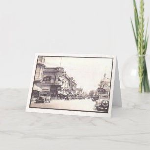 Napa Vintage Street Scene Card