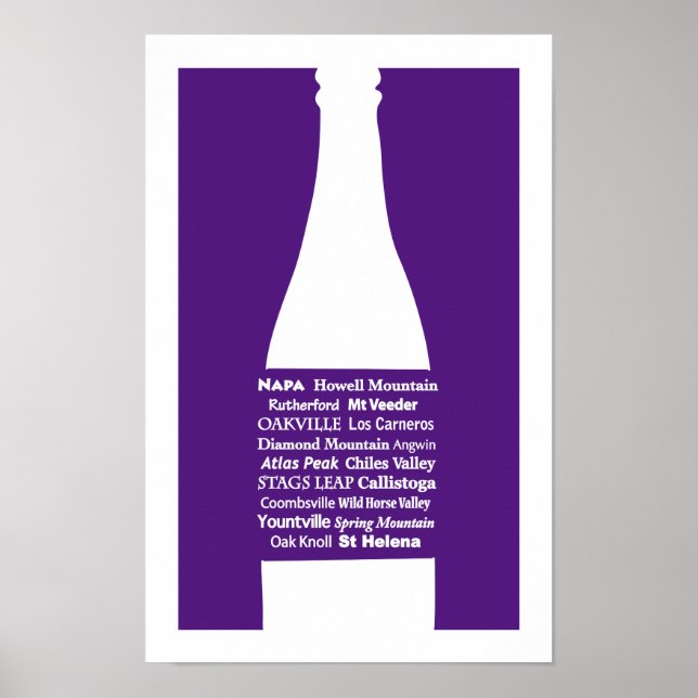 Napa Wine Purple Print (Front)