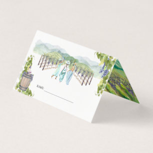 Napa Winery Bachelorette   Name Place Card