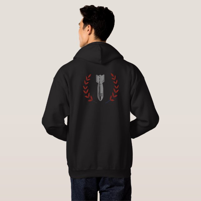 Napalm University Logo Hoodie (Back Full)