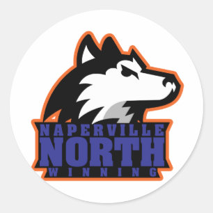 Naperville North Classic Round Sticker