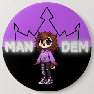 Napey - Mandem Collection -SVBK- SILVERBCKK TTV  6 Cm Round Badge