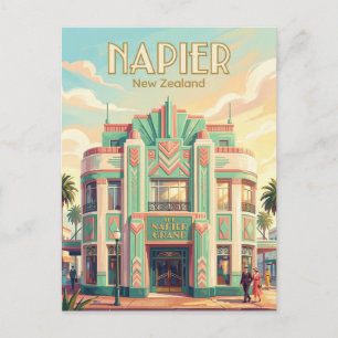 Napier Art Deco New Zealand Postcard