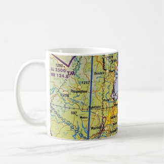 Napier Hawkes Bay Aviation VNC Chart Coffee Mug