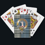 Napier Tartan & Badge Playing Cards<br><div class="desc">Perfect for the games,  or gift. Use the EDIT DESIGN button and TRANSFER THIS DESIGN to any one of more than 1000 different products. Customise with photo and add text to create a unique gift sure to be a hit at the family reunion or Highland Games.</div>