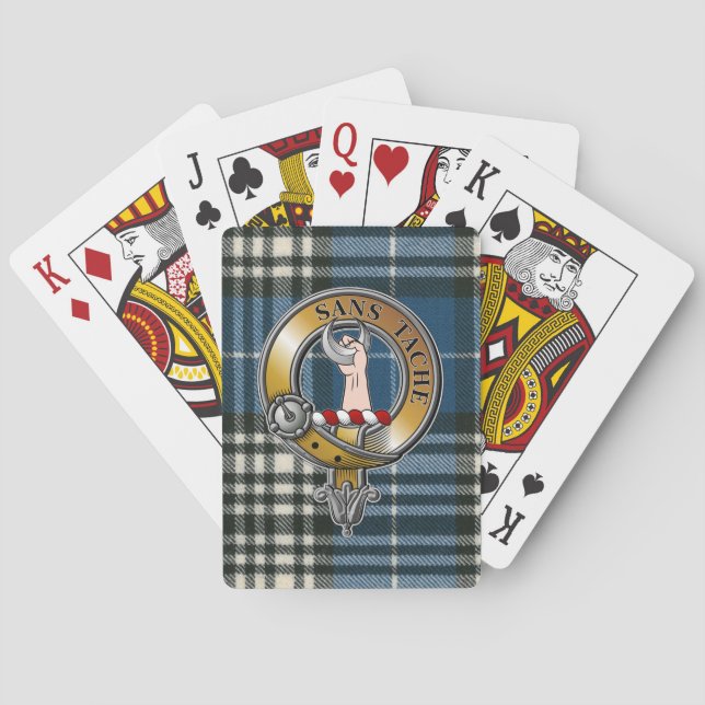 Napier Tartan & Badge Playing Cards (Back)