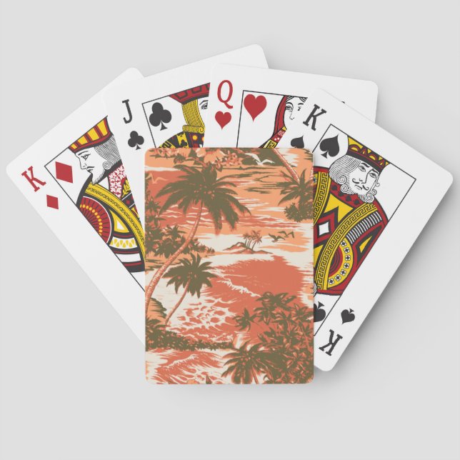 Napili Bay Hawaiian Island Playing Cards (Back)