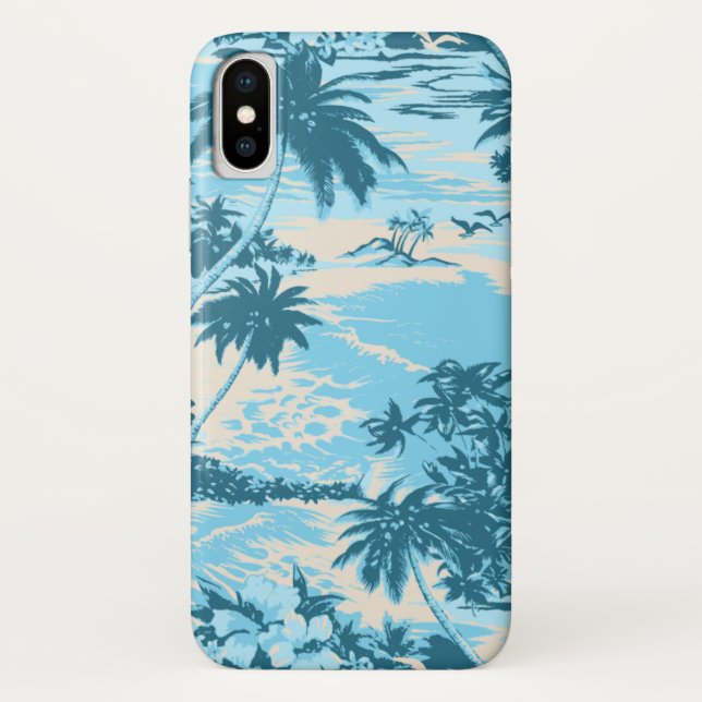 Napili Bay Hawaiian Island Scenic Aqua Case-Mate iPhone Case (Back)