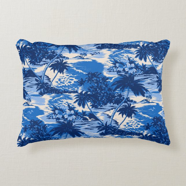 Napili Bay Hawaiian Island Scenic Decorative Cushion (Front)