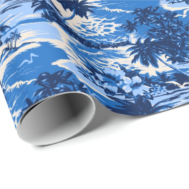 Napili Bay Hawaiian Scenic Wrapping Paper (Roll Corner)