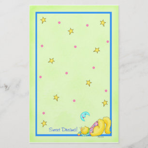 Naping Cat Stationery "Sweet Dreams"