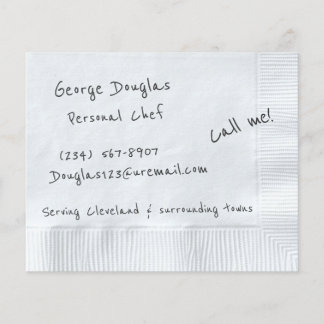 Napkin Background  Flyer