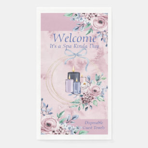 Napkin Paper Towel Qty 50 Spa Kinda Day