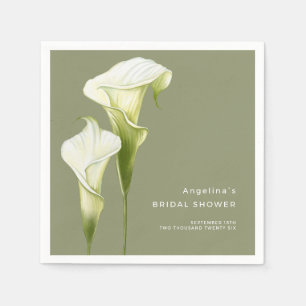 Napkins for a Modern Bridal Shower.