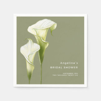 Napkins for a Modern Bridal Shower.