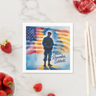 Napkins for Memorial Day Gathering Party