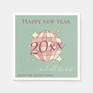 Napkins new year 2025 years eve dinner party decor