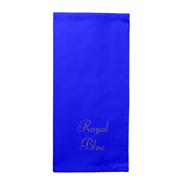 Royal Blue Napkins Zazzle.co.uk