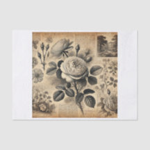 napkins, tissue paper, decoupage