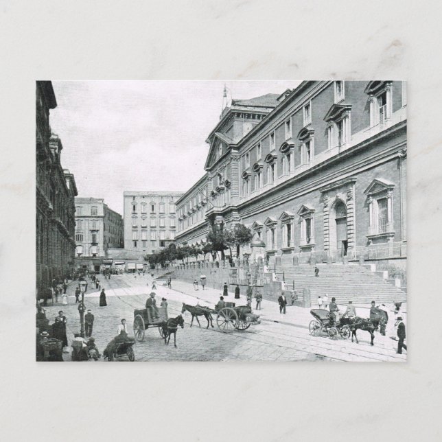 Naples, 1908, Museo Nationale Postcard (Front)