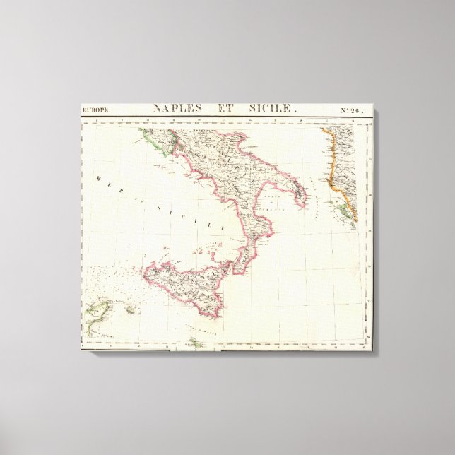 Naples and Sicily 26 Canvas Print (Front)