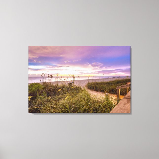 Naples Beach Florida Canvas Print (Front)