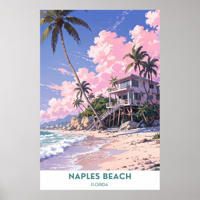 Naples Beach, Florida Poster (Front)