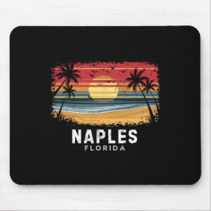 Naples Beach Florida Surfboard Beach Mouse Mat
