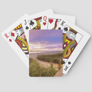 Naples Beach Shore and Calm Ocean   Florida Playing Cards