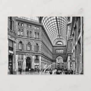 Naples Black and White (Naples) Holiday Postcard