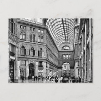 Naples Black and White (Naples) Holiday Postcard