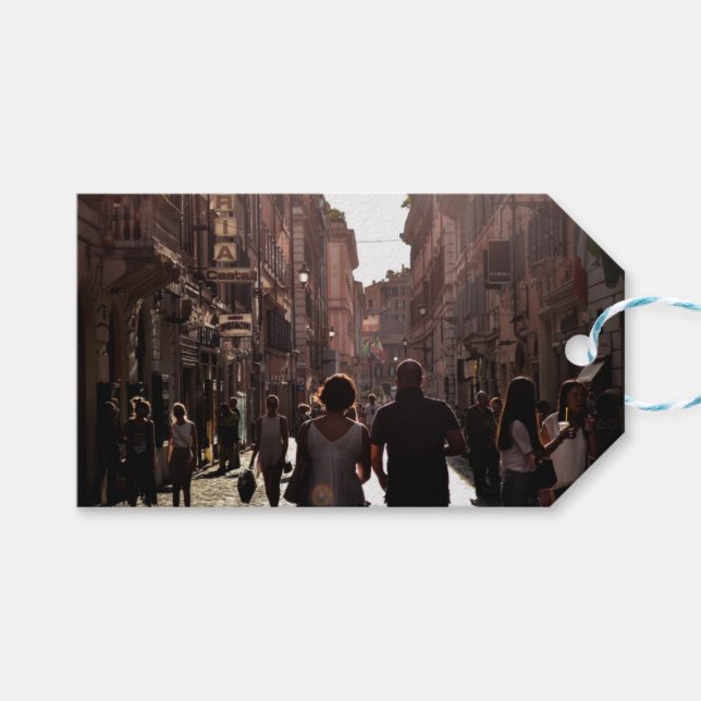 Naples Buildings Gift Tags (Front (Horizontal))