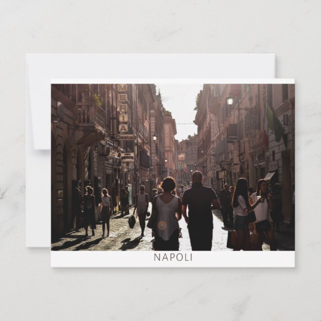 Naples Buildings (Napoli) Holiday Card (Front)