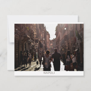 Naples Buildings (Napoli) Holiday Card