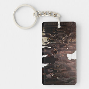 Naples Buildings (Napoli) Key Ring