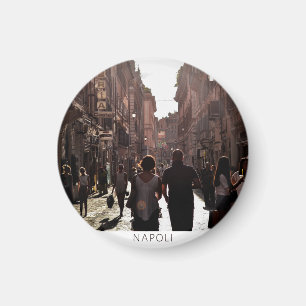 Naples Buildings (Napoli) Magnet