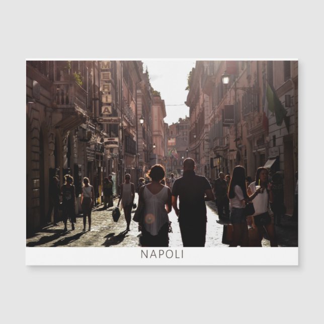 Naples Buildings (Napoli) Magnetic Card (Front)