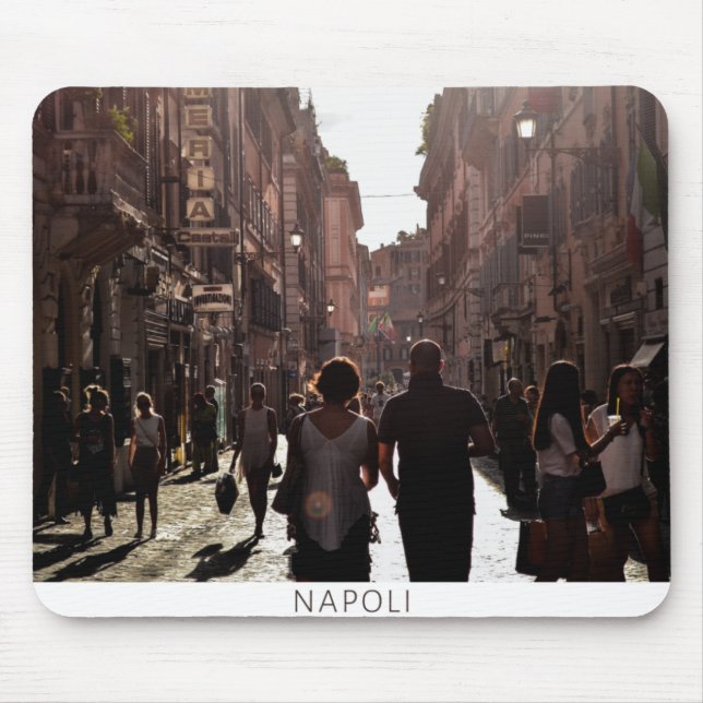 Naples Buildings (Napoli) Mouse Mat (Front)