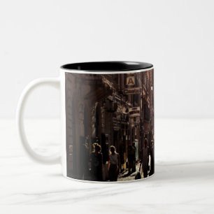 Naples Buildings (Napoli) Two-Tone Coffee Mug