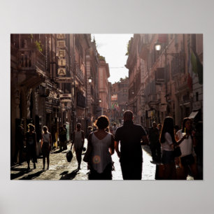 Naples Buildings Poster