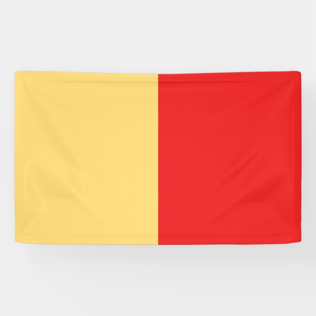 Naples city flag italy symbol napoli banner (Horizontal)