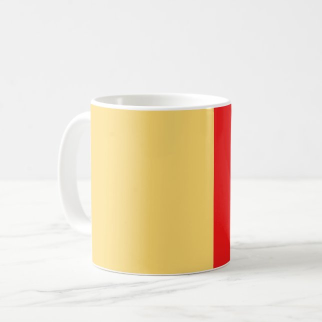 Naples city flag italy symbol napoli coffee mug (Front Left)